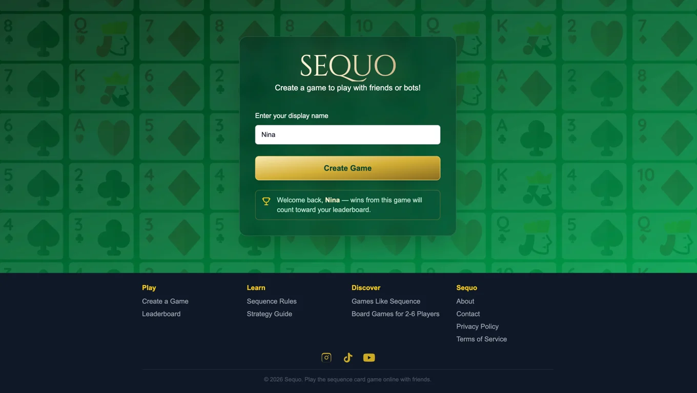 Sequo project screenshot